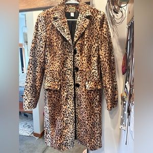 Cheetah Faux Fur Jacket
